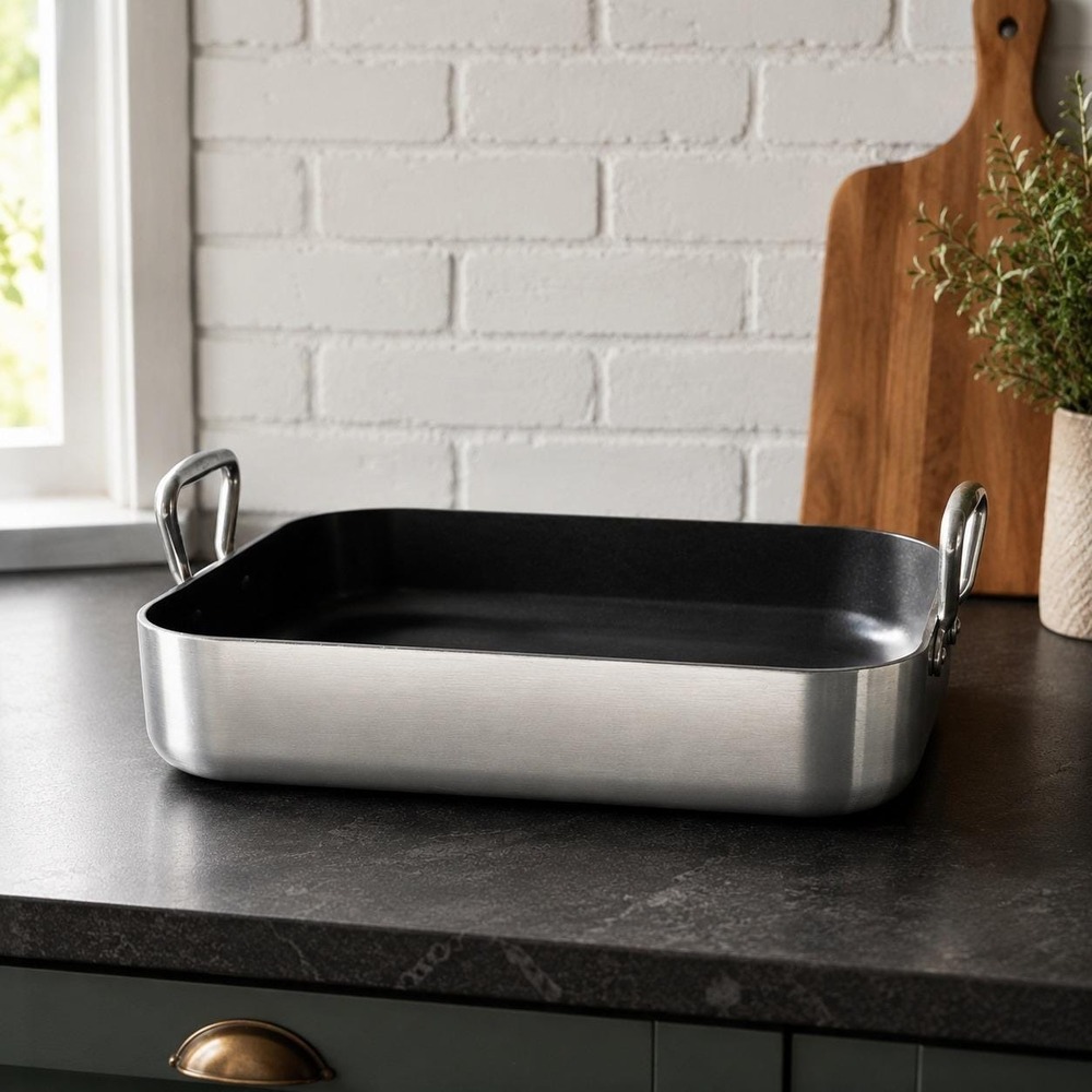 Williams Sonoma France Roasting Pan — 1990s French Aluminum Nonstick - Picture 1 of 8
